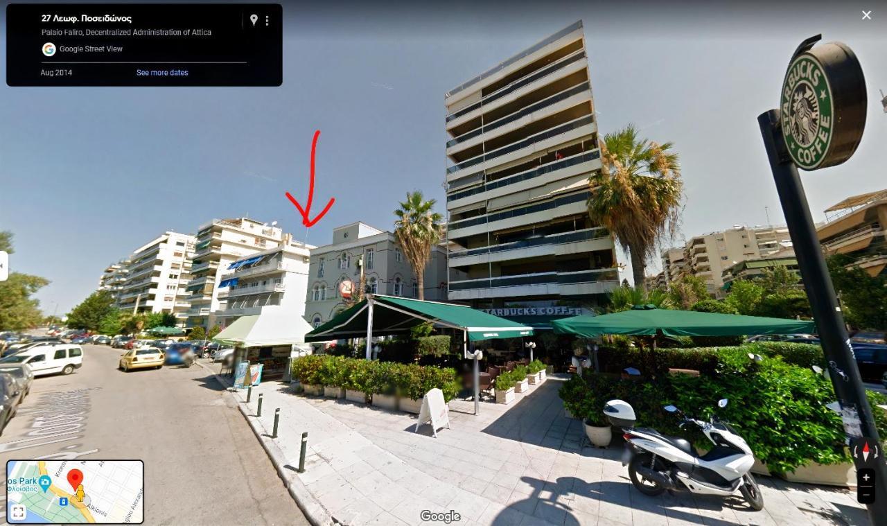 Luxury Seaside Apartment Next To Starbucks Opossite The Beach Park Of Flisvos Athens Luaran gambar